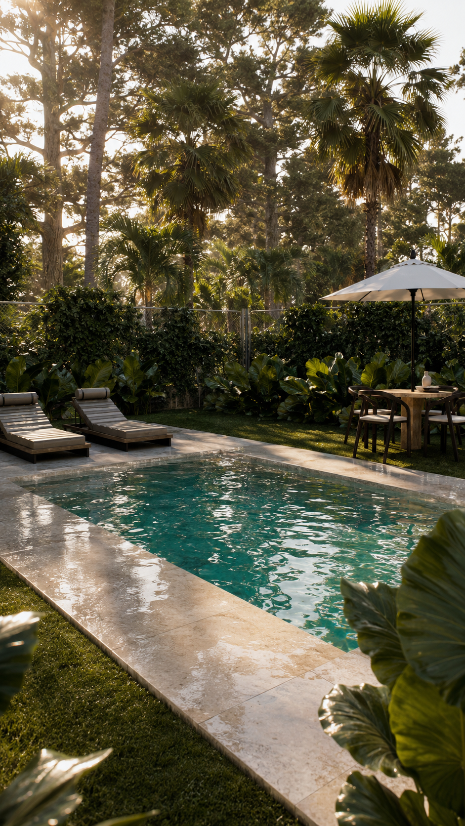 Piscina y zona social al aire libre, Miami
