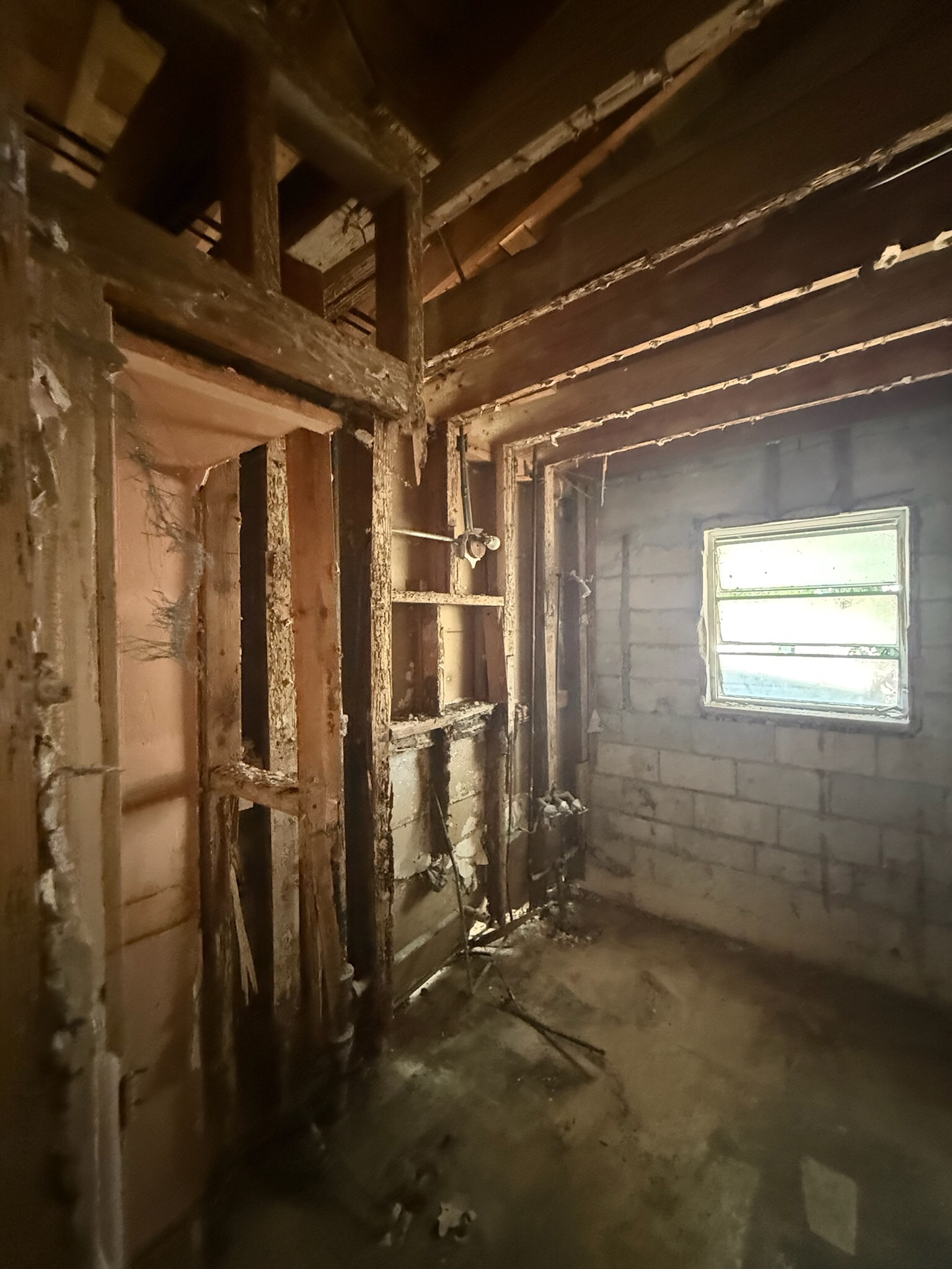 Antes de la remodelación de baño